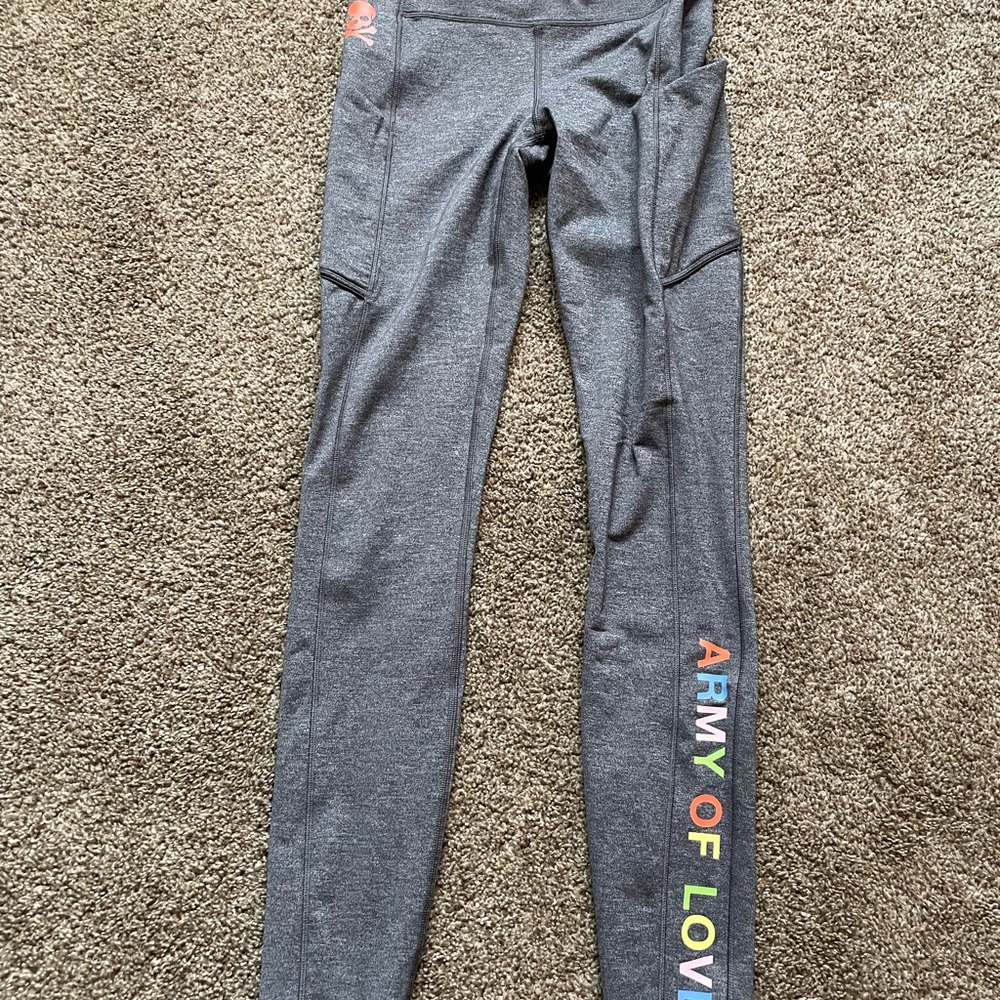 LULULEMON Army of Love Gray Leggings